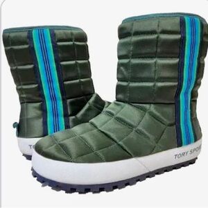 Tory Sport from Tory Burch Green Quilted Boots